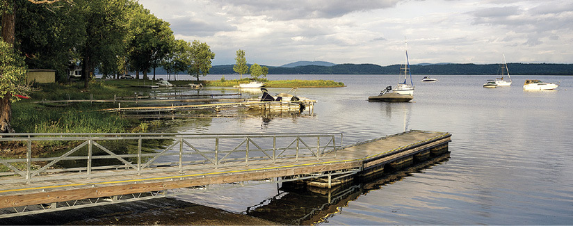 Photo of fishing access area in Vermont